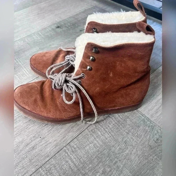 Jenni Kayne Shearling Canyon Boots Size 11 - Picture 2 of 8